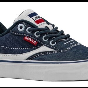 Levi's CT CVS UL blue navy sneakers kids youth toddler size 12